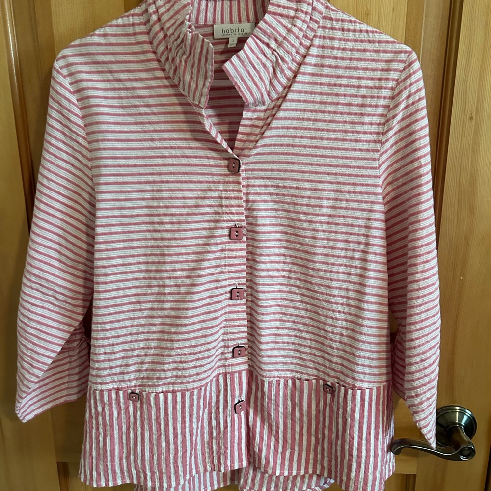 Habitat linen blend top